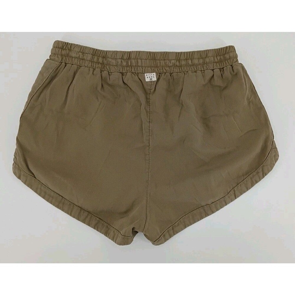 Billabong Coastal Beachy Taupe Dolphin Hem Lounge Shorts Boho Surf Girl Small - Picture 2 of 10
